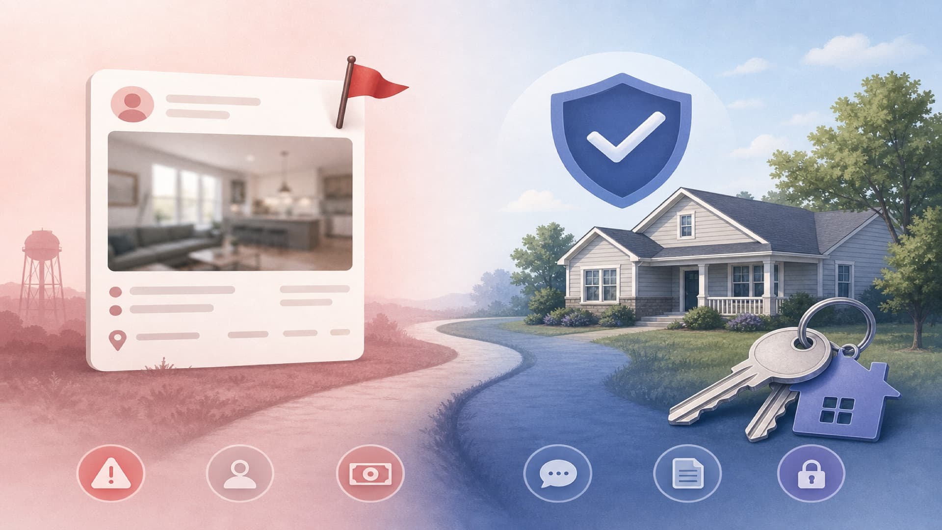 Six red flags of a rental scam.